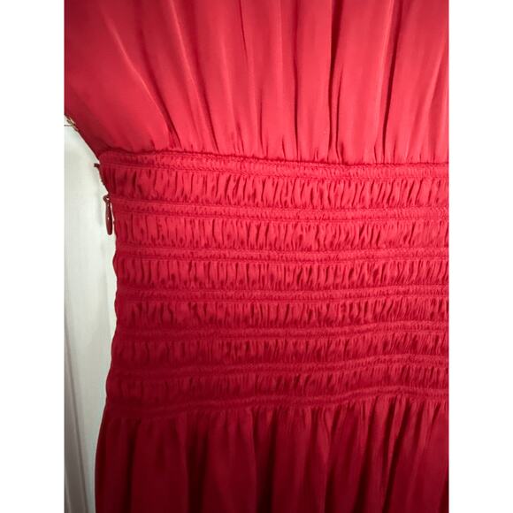 Ramy Brook Melanie Embellished Midi Dress in Scarlet, M - Picture 4 of 9